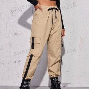 Never Worn Drawstring Waist Cargo Pants
